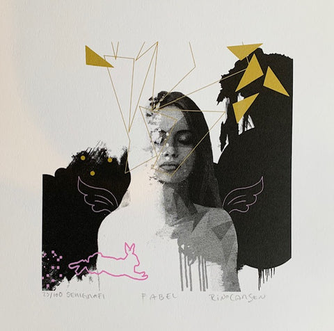 Fabel - Serigrafi av Rino Larsen | Neo galleri