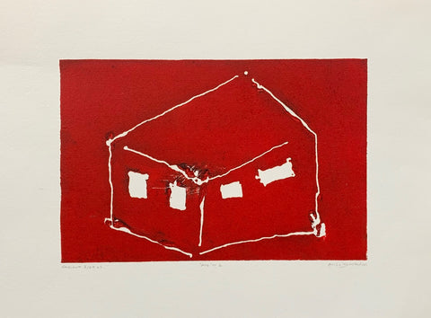 Hus nr 2 -plexitrykk av Anita Tjemsalnd  Neo Galleri - Et kunstgalleri i Gamle Stavanger