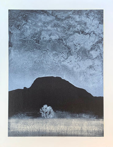 Vinternatt- lito/serigrafi av Ellen Kalvig | Neo Galleri