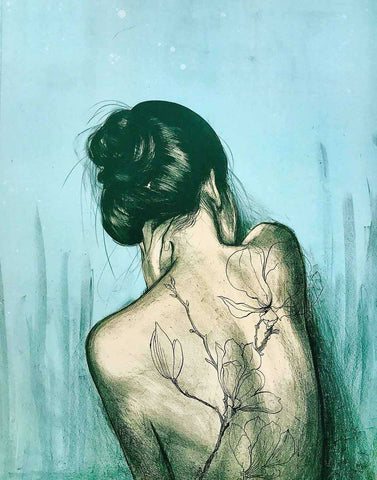 Nær II - Litografi av Gro Mukta Holter | Neo Galleri