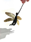 Drageflyger m/gullvinger - Hengeskulptur
