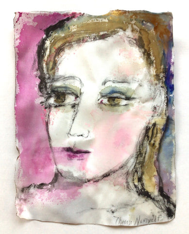 Maleri på silke av Therese Nortvedt | Neo galleri